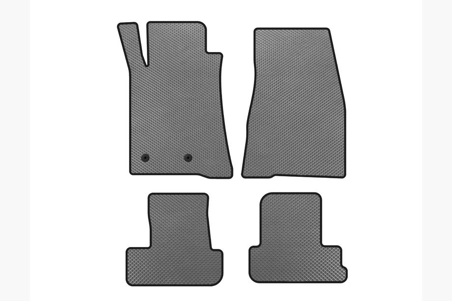 Ford Mustang 2005-2014 гг. Коврики EVA (2009-2014, GT, Кабриолет, Серый) Image