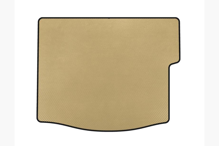 Ford Focus III 2011-2017 гг. Коврик в багажник EVA (с сабвуфером, HB, Бежевый) Image