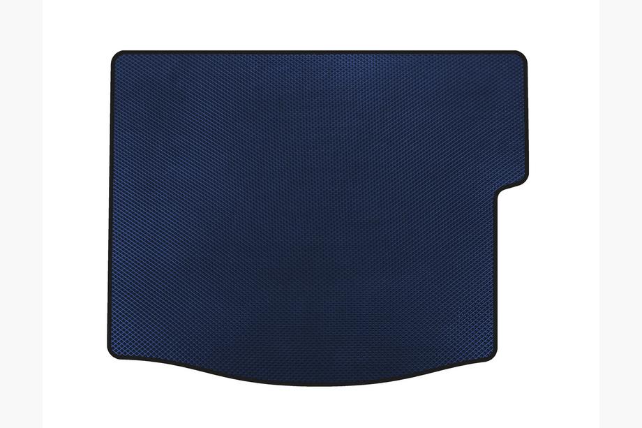 Ford Focus III 2011-2017 гг. Коврик в багажник EVA (с сабвуфером, HB, Синий) Image
