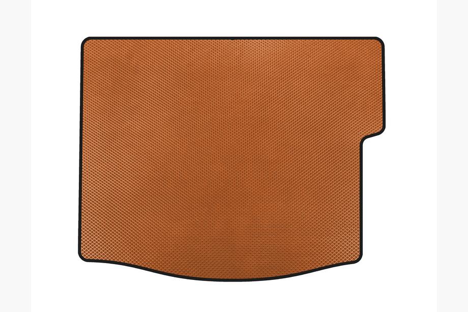 Ford Focus III 2011-2017 гг. Коврик в багажник EVA (с сабвуфером, HB, Оранжевый) Image