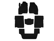 Текстильные коврики Classic (2017-2019, 3 ряд, 7-местный, Черный) фото 1