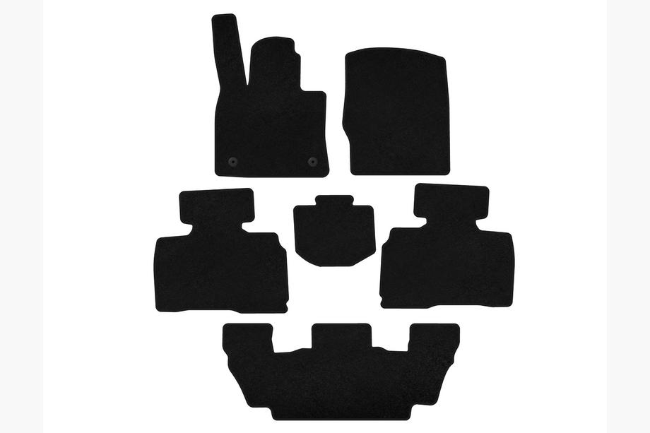 Текстильные коврики Classic (3 ряда, 7-местный, Черный) Image