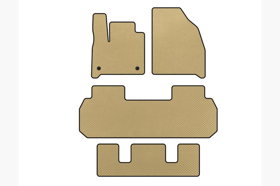 Коврики EVA (3 ряда, Бежевые) Image Коврики EVA (3 ряда, Бежевые) Image