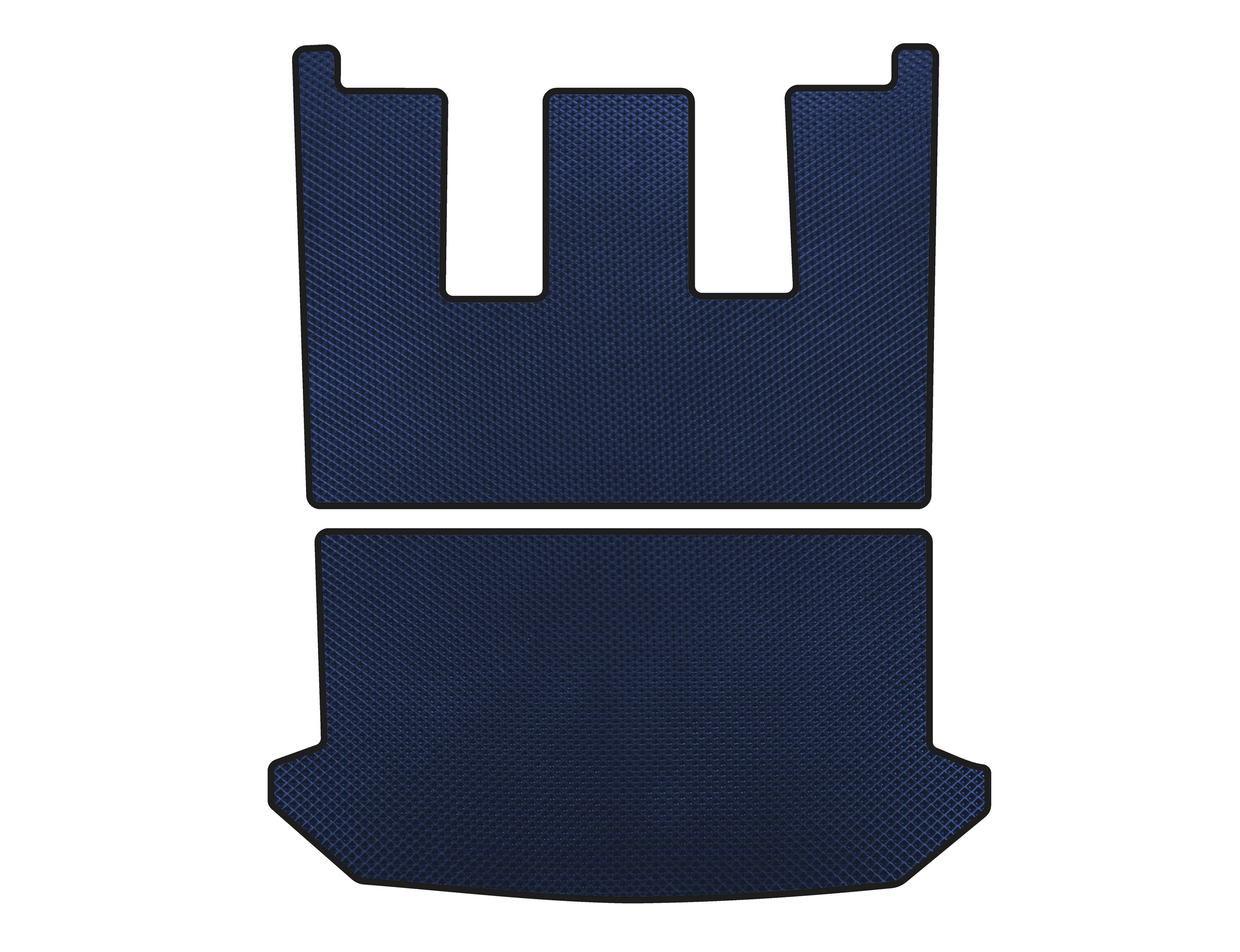 Килимок в багажник EVA v1 (Синій) для Citroen C-8 2002-2014 рр - фото 1