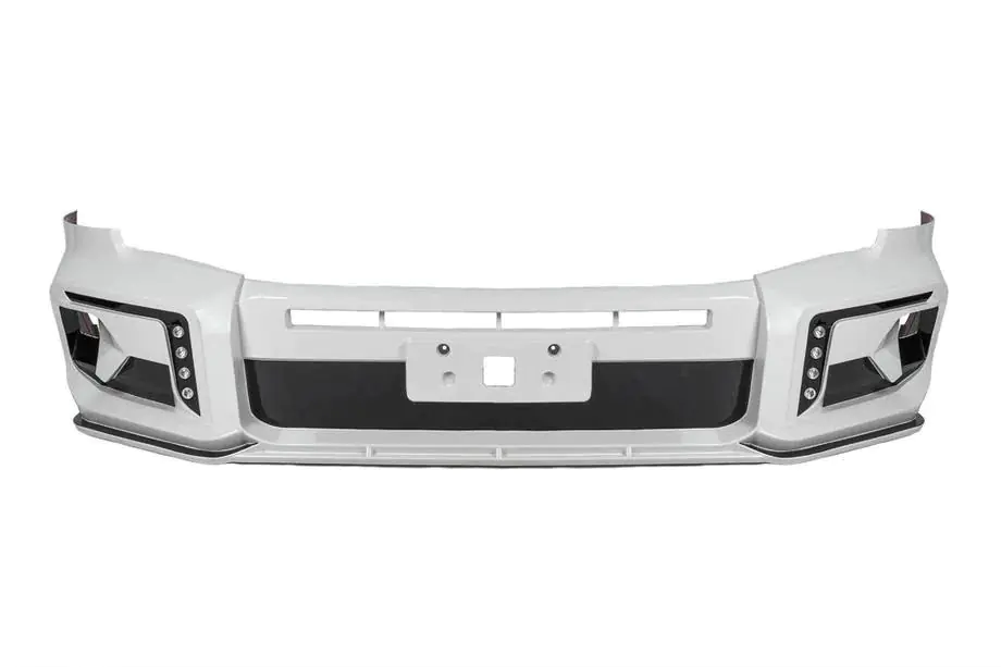Toyota Land Cruiser 300 2021- гг. Накладка на передний бампер WALD (для Premium)