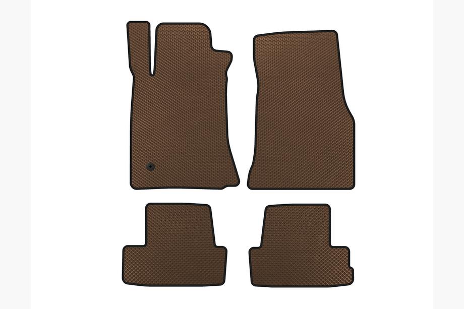 Ford Mustang 2005-2014 гг. Коврики EVA (2005-2009, GT, Купе, Коричневые) Image