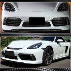 Porsche Boxster/Cayman 982 (718) 2016- гг. Накладки на противотуманные фары (2016-2019, карбон) фото 4