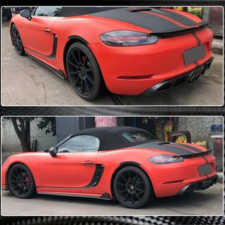 Диффузор заднего бампера V1 (2016-2019, Карбон) фото 4