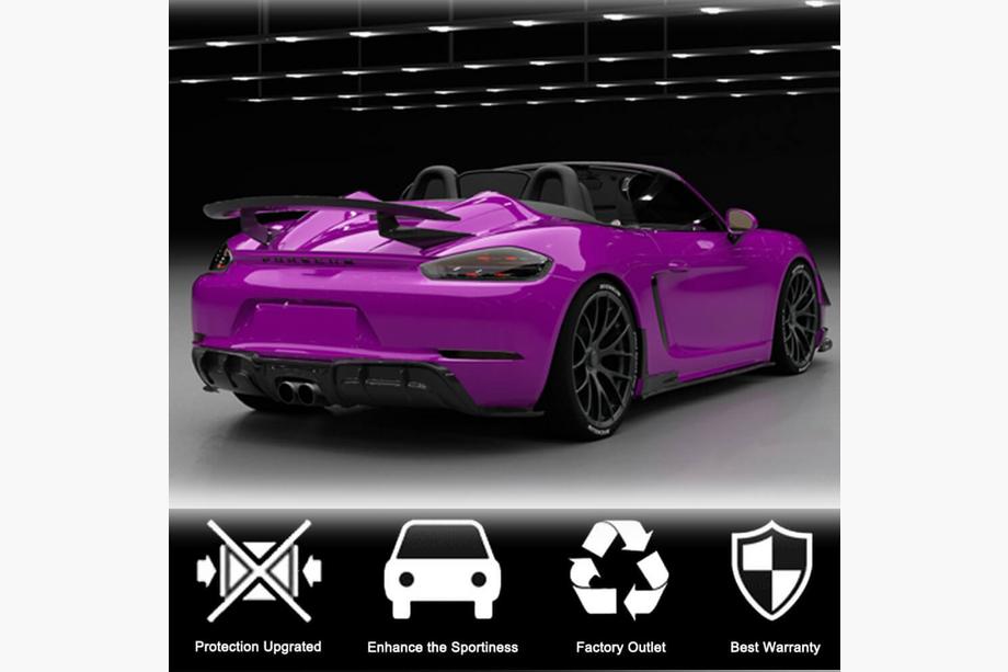 Porsche Boxster/Cayman 982 (718) 2016- гг. Боковые Пороги V2 (2016-2019, Карбон) Фото 2