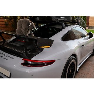 Спойлер V4 (Карбон) Porsche 911 (991) 2011–2019 гг. фото 2