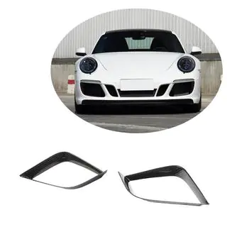 Карбоновые Накладки на Передний Бампер для Carrera 4 GTS 2017-2018 фото 1