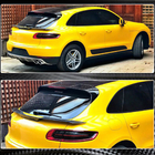 Porsche Macan 2014-2024 гг. Нижний спойлер (2014-2021, Карбон) фото 3