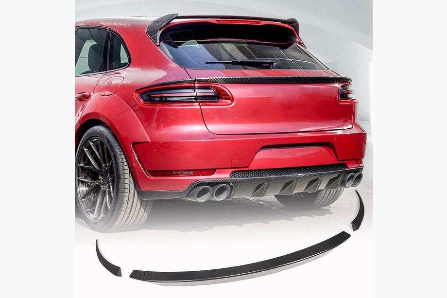 Porsche Macan 2014-2024 гг. Нижний спойлер (2014-2018, Карбон) Image