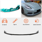 Porsche Panamera 2009-2016 гг. Передний бампер Лип-спойлер (для Base 2013-2016, Карбон) фото 2