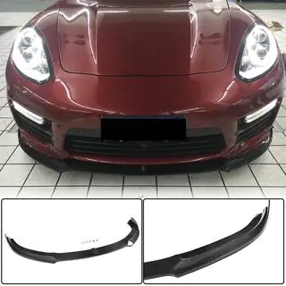 Передняя губа бампера V1 (для Turbo/Turbo S/GTS) фото 1