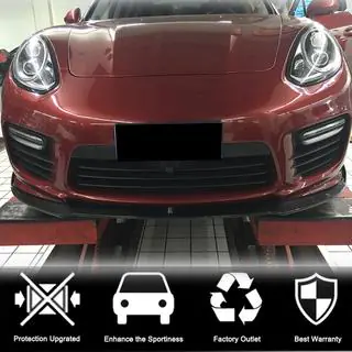 Передняя губа бампера V1 (для Turbo/Turbo S/GTS) фото 2