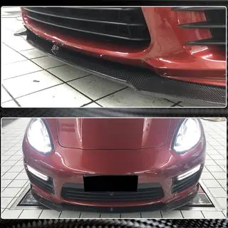 Передняя губа бампера V1 (для Turbo/Turbo S/GTS) фото 3
