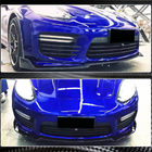 Porsche Panamera 2009-2016 гг. Передний бампер Лип V2 (для Turbo/Turbo S/GTS) фото 4
