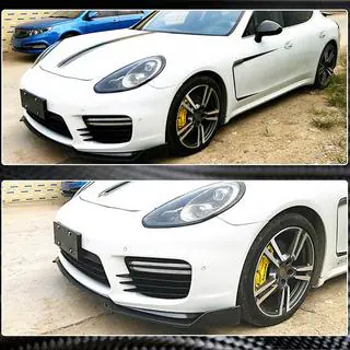 Передний бампер Лип V2 (для Turbo/Turbo S/GTS) фото 3