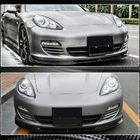 Porsche Panamera 2009-2016 гг. Накладка на передний бампер Lip (для Base 2009-2013, Карбон) фото 4