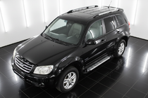 Chery Tiggo 1 2005-2016 гг. Боковые Подножки Line-Type (2 шт., Алюминиевый Профиль) фото 1