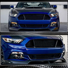 Ford Mustang 2015-2023 гг. Решетка радиатора (2015-2017, Карбон) фото 3