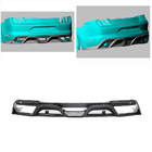 Диффузор заднего бампера V2 (2018-2021, Карбон) фото 2