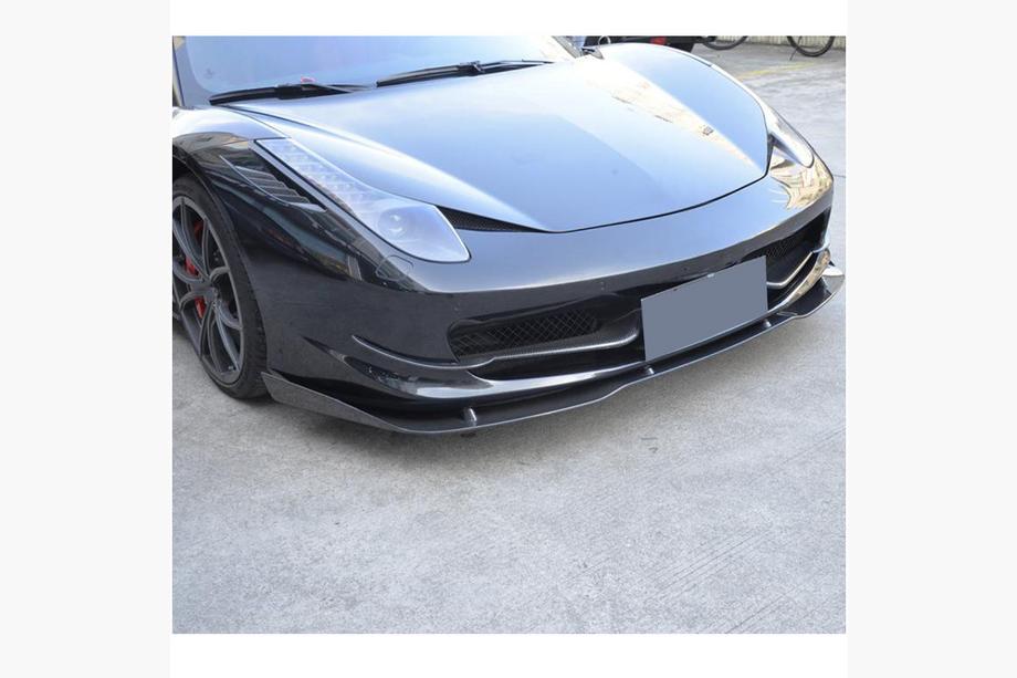 Ferrari 458 Italia 2009-2015 гг. Накладка На Передний Бампер Lip (2011-2013, Карбон) Фото 3