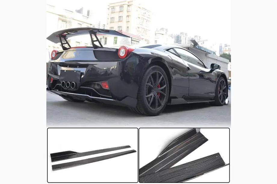 Ferrari 458 Italia 2009-2015 гг. Боковые Пороги (2011-2013, Карбон) Фото 1