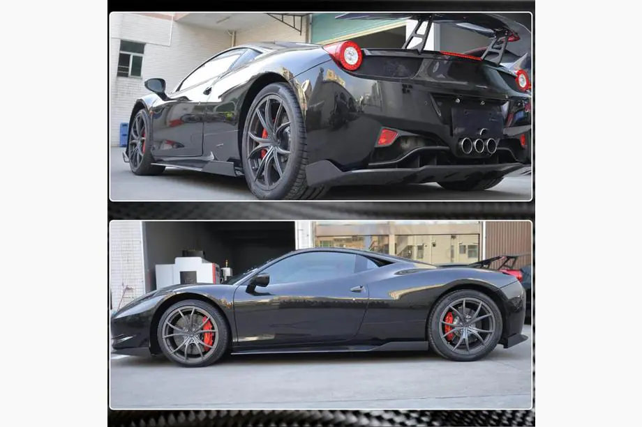 Ferrari 458 Italia 2009-2015 гг. Боковые Пороги (2011-2013, Карбон) Фото 4