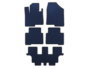 Hyundai Santa Fe 4 2018-2023 гг. Коврики EVA (3 ряда, для Grand, Синий) фото 1