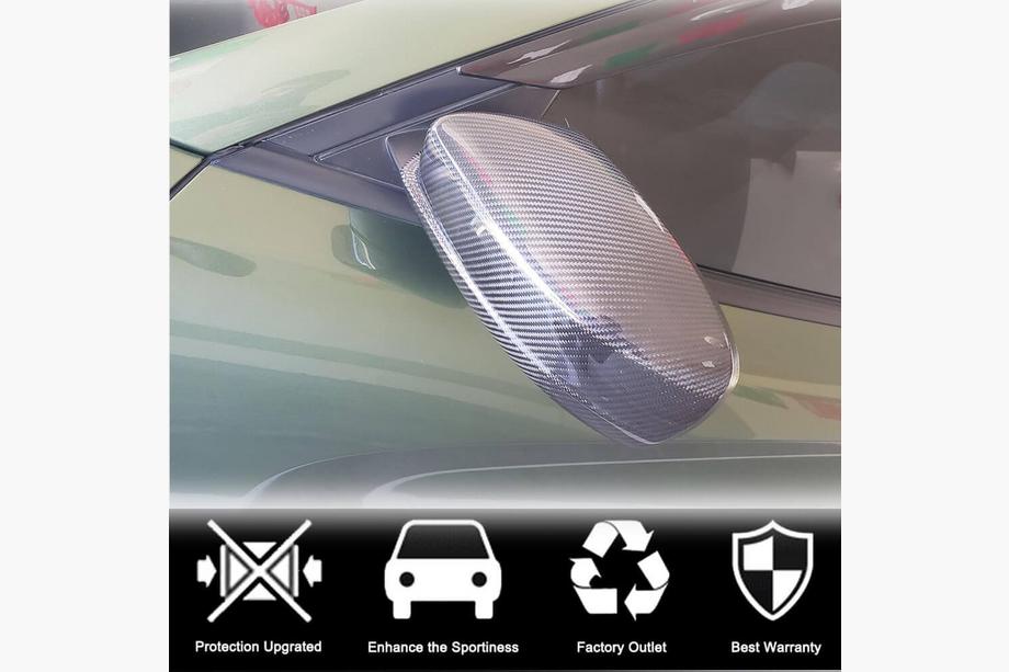 Dodge Charger 2010-2023 гг. Карбоновые Накладки на Зеркала Фото 2