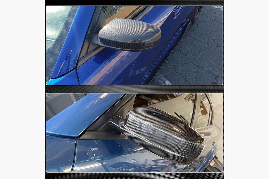 Dodge Charger 2010-2023 гг. Карбоновые Накладки на Зеркала Фото 4