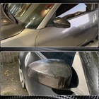 Nissan 350Z 2002-2009 гг. Накладки на зеркала Карбон (2003-2006) фото 6
