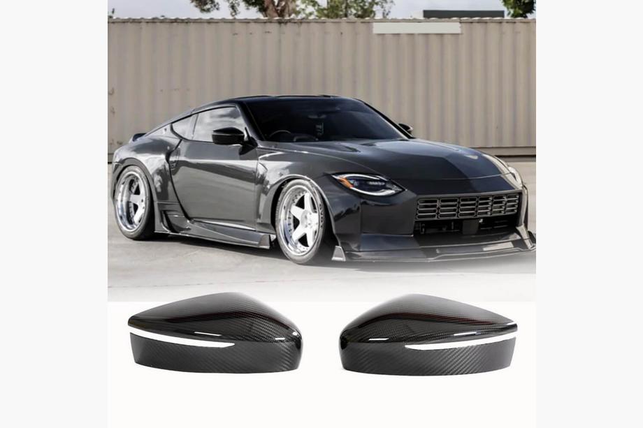 Nissan 400Z 2022- гг. Накладки на Зеркала (Карбон) Image