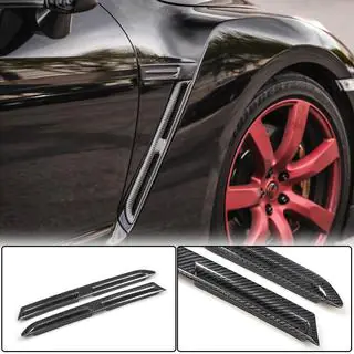Карбоновые накладки на передние крылья (2009-2015) Nissan GT-R 2008-2025 гг. фото 1
