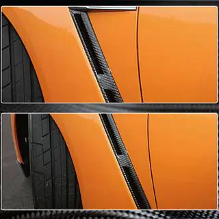 Карбоновые накладки на передние крылья (2009-2015) Nissan GT-R 2008-2025 гг. фото 3