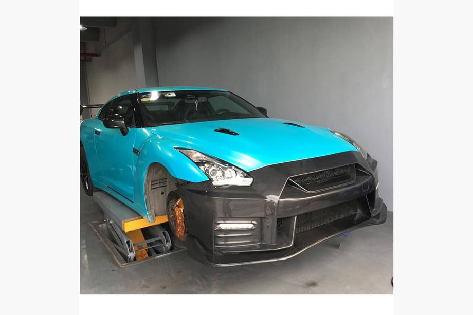 Nissan GT-R 2008-2025 гг. Передний бампер (2009-2015, Карбон) Фото 2