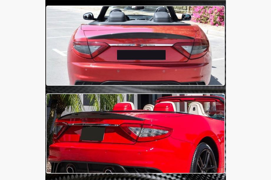 Maserati GranTurismo 2007-2019 гг. Задний спойлер (Cabriolet, 2011-2013, Карбон) Фото 6
