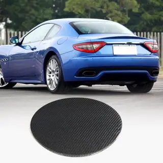 Накладка на лючок бензобака Карбон Maserati GranTurismo 2007-2019 гг. фото 1