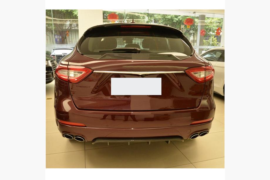 Maserati Levante 2016- гг. Диффузор заднего бампера V2 (для Base/S, Карбон) Фото 3