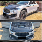 Накладка на передний бампер Lip V2 (для Base/S, Карбон) фото 3