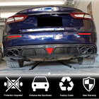 Диффузор заднего бампера V1 для S/S Q4 2017-2020 Карбон фото 2