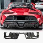 Диффузор заднего бампера V1 (Карбон) фото 2