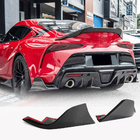 Диффузор заднего бампера V1 (Карбон) фото 8