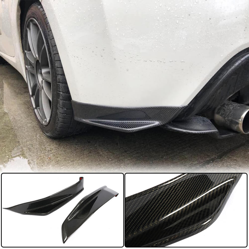 Накладки на задній бампер V1 (Карбон) для Subaru BRZ 2012-2021 рр
