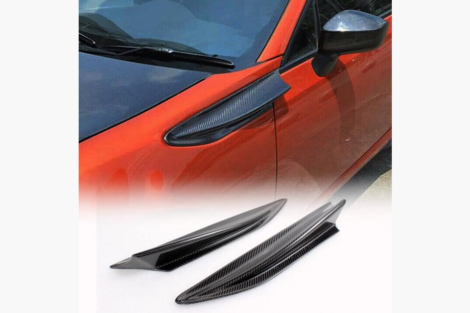 Subaru BRZ 2012-2021 гг. Накладки на передние крылья (Карбон) Фото 1