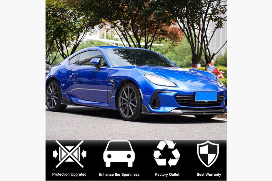 Subaru BRZ 2021- гг. Боковые Пороги V1 (Карбон) Фото 2
