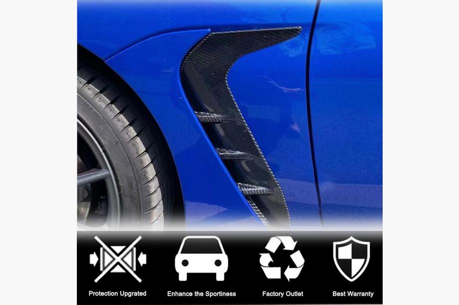 Subaru BRZ 2021- гг. Карбоновые накладки на крылья Фото 3