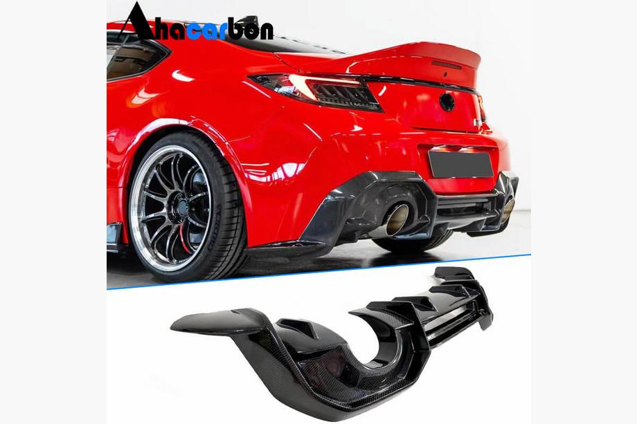 Диффузор заднего бампера V3 (2021-2023, Карбон) Image Диффузор заднего бампера V3 (2021-2023, Карбон) Image